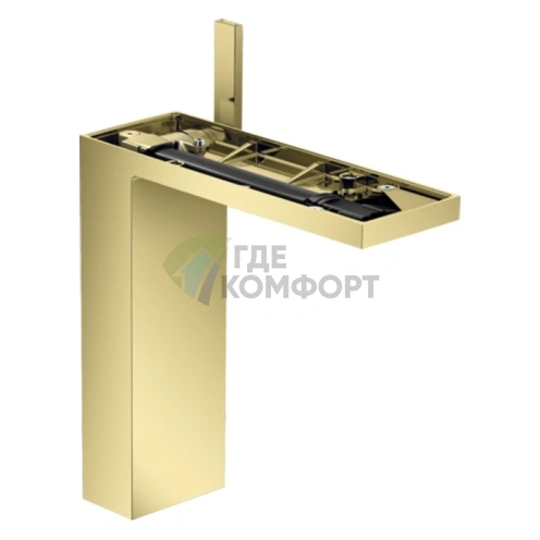 Смеситель AX MyEdition для раковины 70 мм в полированном золоте (47022990) - фото 1