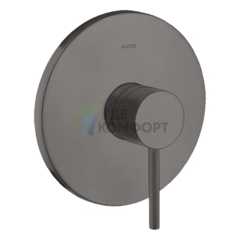 Смеситель для душа AX Starck в шлифованном черном хроме (10616340) - фото 1