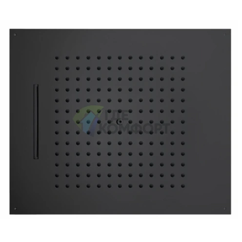 Верхний душ BOSSINI DREAM/2 с режимами дождь и каскад, черный матовый (H38925.073) - фото 1