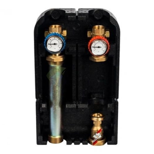 Stout насосная группа прямой контур 1 безнасосная, 35 кВт, DT10 C, теплоизоляция - фото 1