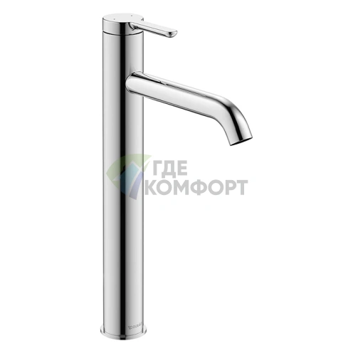 Смеситель для раковины Duravit C.1 высокий (322 мм), хром (C11040002010) - фото 1
