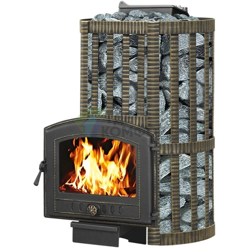 Чугунная печь Везувий Ураган Ковка 28 (224) фото 1