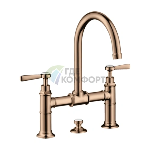 Смеситель для раковины AX Montreux 220 в цвете полированное красное золото (16511300) - фото 1