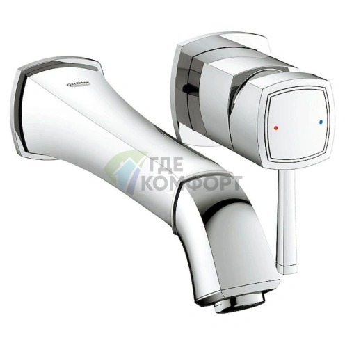 Смеситель Grohe Grandera 19930000 для раковины однорычажный с хромированным покрытием - фото 1