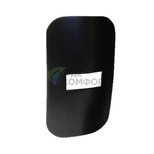 Пластина для скрытия отверстий в стене Kerasan Artwork Moloco + Fix Nero Matt (756831) - фото 1