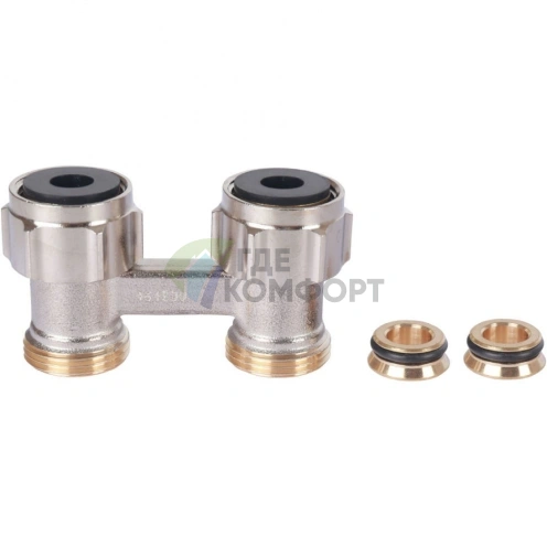 Узел нижнего подключения радиатора 3/4 НР x 3/4 НГ, прямой Multiflex F Oventrop - фото 5