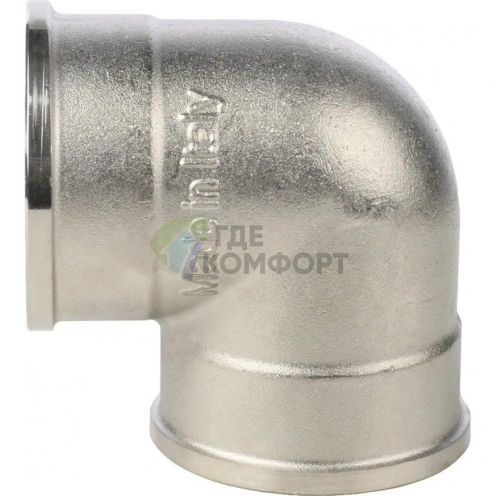 Угольник Stout внутренняя/внутренняя резьба латунный ВВ 1 1/2 никелированный - фото 8