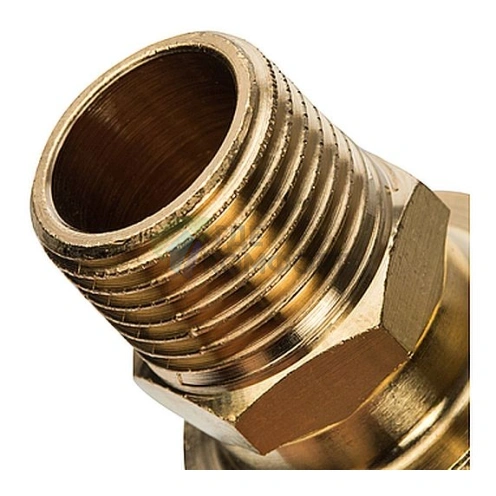 Переходник для труб из сшитого полиэтилена STOUT с наружной резьбой НР 25 x R 1/2 аксиальный - фото 3