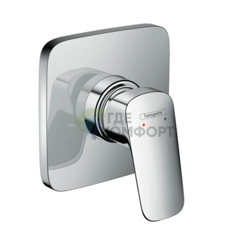 Встраиваемый смеситель для душа Hansgrohe Logis с внешней частью, хром (71604000) - фото 1