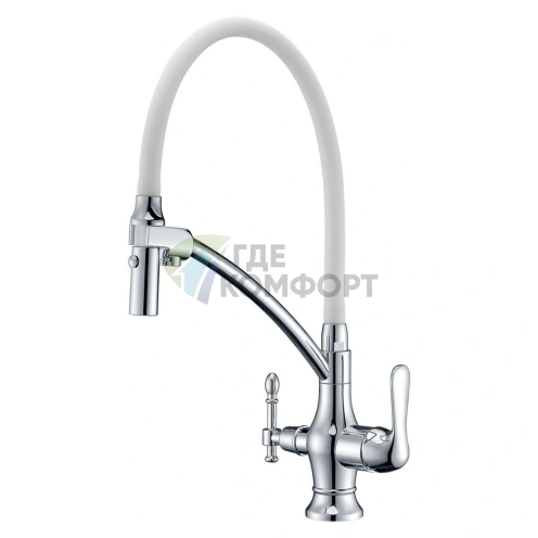 Кухонный смеситель Zorg ZR 347-8 YF золотистый - фото 1