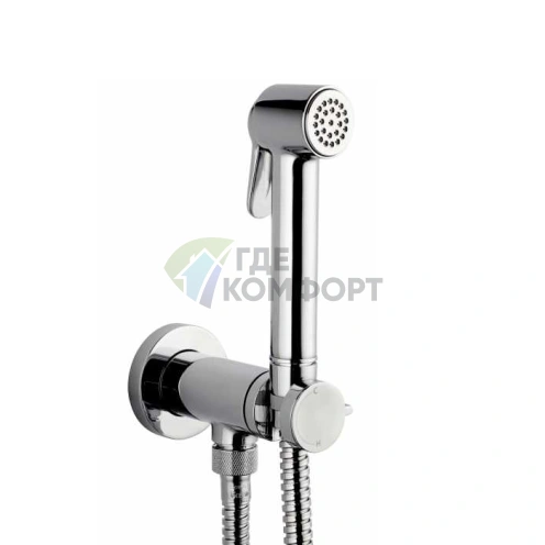 Гигиенический душ BOSSINI PALOMA с хромированной металлической лейкой и шлангом 1250 мм (E37007B.030) - фото 1