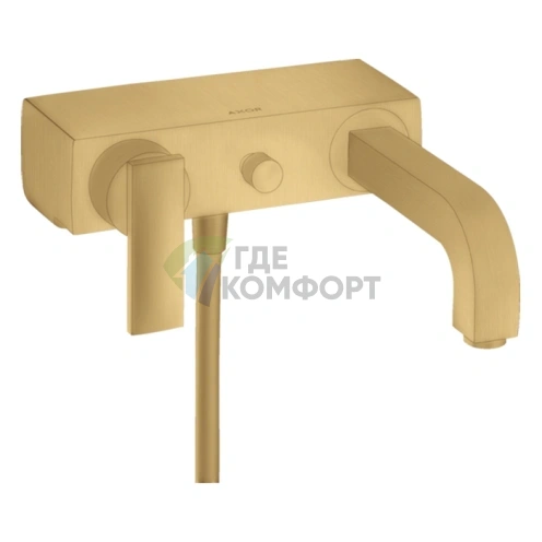 Смеситель для ванны AX Citterio в цвете шлифованное золото (39400250) - фото 1