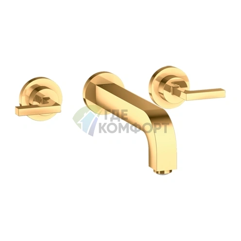 Смеситель для раковины AX Citterio в полированном золоте (39147990) - фото 1