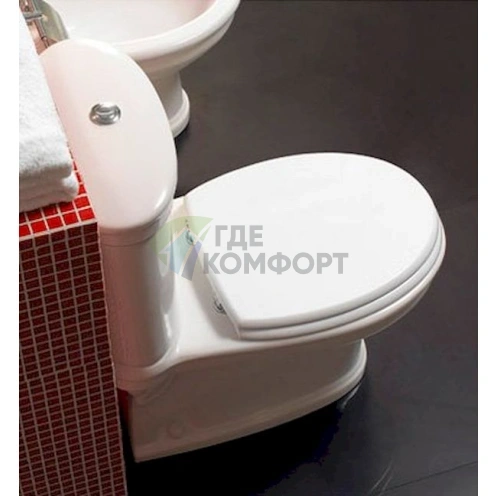 Компактный унитаз Cezares Primo с экономным сливом - фото 6