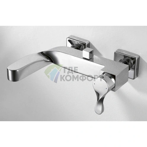 Смеситель для ванны с душем Bravat Wave F674108C-01 - фото 2