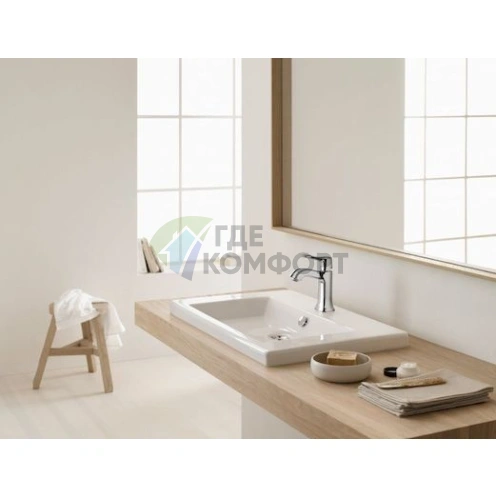 Смеситель для раковины Hansgrohe Metris Classic 31077000 - фото 4
