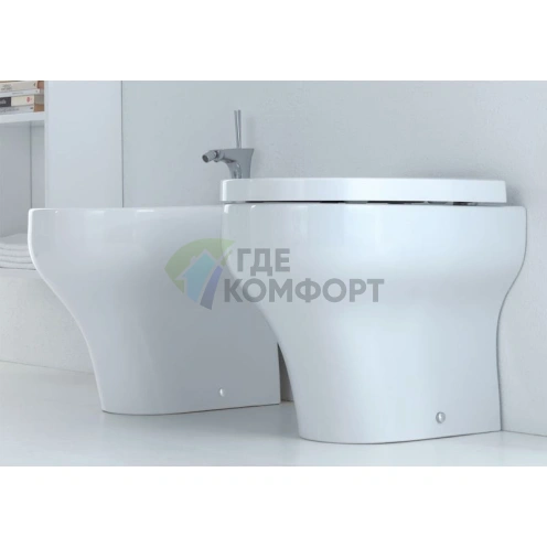 Приставной унизат Olympia Clear 03CL011: компактное решение для современного санузла - фото 2