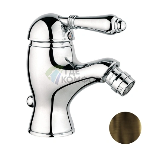 Смеситель для биде Nicolazzi El Capitan в тёмной бронзе (3403DB75) - фото 1