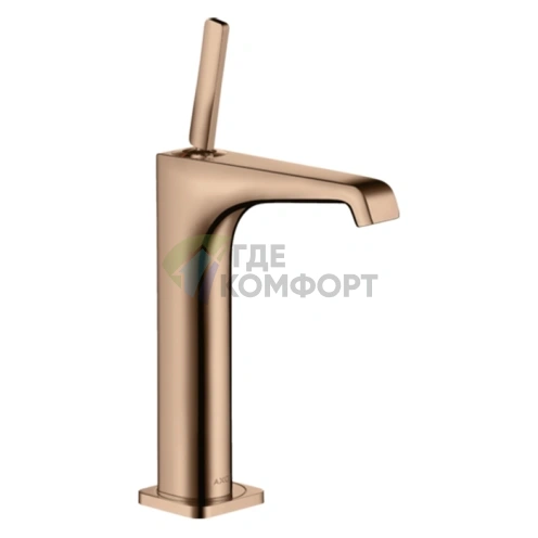 Смеситель для раковины AX Citterio E 190: настенный, латунь (36103300) - фото 1