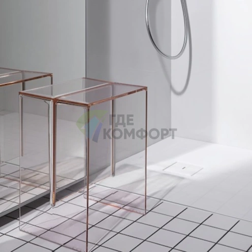 Табурет Laufen Kartell пластиковый пудровый розовый (3.8933.0.093.000.1) - фото 1