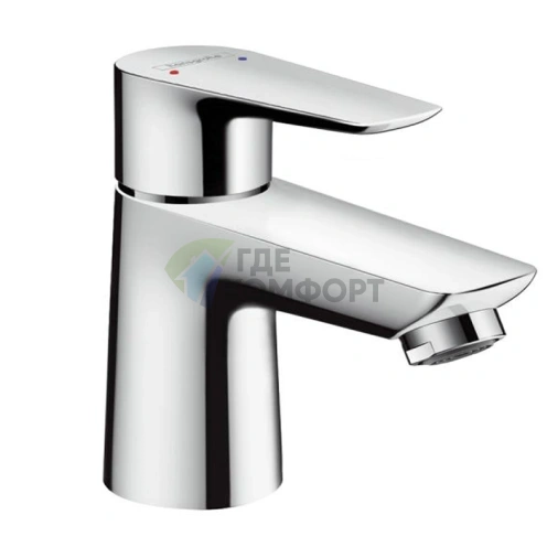 Смеситель для раковины Hansgrohe Talis E 80, на 1 отверстие, хром (71702000) - фото 1