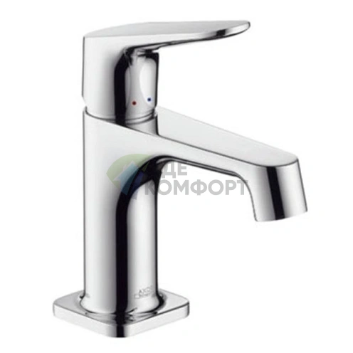 Смеситель для раковины AX Citterio M, хром, с донным клапаном (34016000) - фото 1