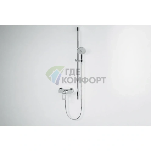 Настенный смеситель для душа Grohe Quadra 32637000 с термостатом - фото 2