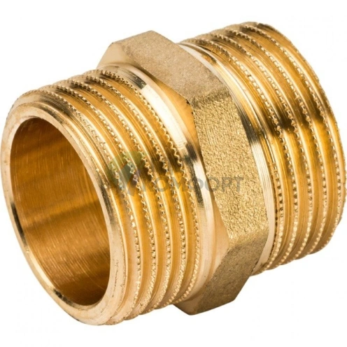 Ниппель STOUT НН 1 наружная резьба латунный фото 4