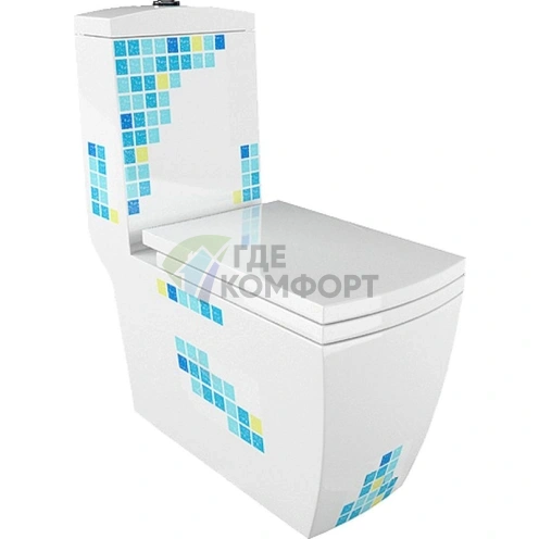 Унитаз-моноблок Arcus 050 White: Компактный и современный дизайн - фото 1