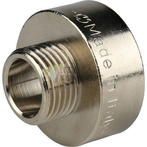 Переходник STOUT ВН 1 x 1/2 внутренняя/наружная резьба никелированный - фото 4