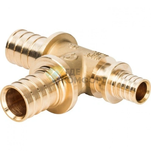 Stout Тройник переходной 25x25x16 для труб из сшитого полиэтилена аксиальный - фото 7