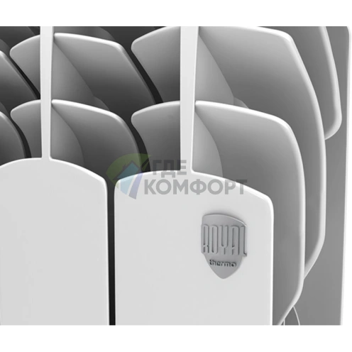 Радиатор биметаллический Royal Thermo Revolution Bimetall 500 8 секций - фото 3