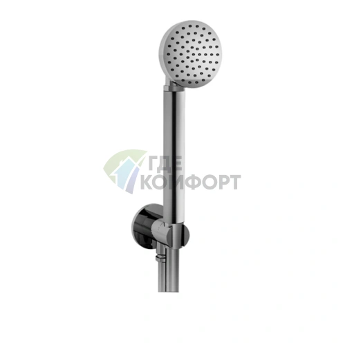 Ручная лейка Fantini Icona Classic 1/2 со шлангом 1500 мм, хром (53 02 R043) - фото 1