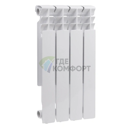 Радиатор алюминиевый литой Konner Lux 80/500-4 секции - фото 1