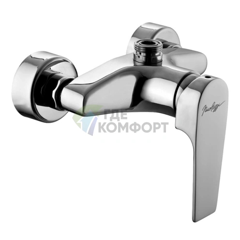Смеситель для душа Nicolazzi Jungfrau настенный на 2 отверстия, хром (3125CR64) - фото 1