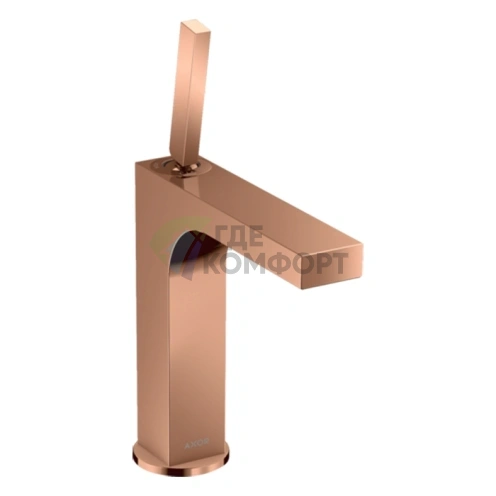 Смеситель для раковины AX Citterio в изысканном цвете полированное красное золото (39032300) - фото 1