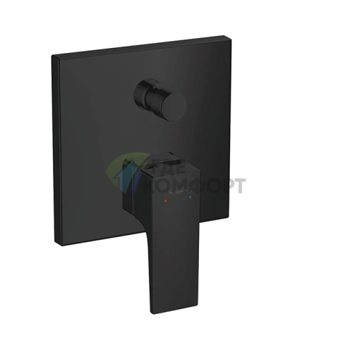 Смеситель для ванны Hansgrohe Metropol с переключателем, черный матовый (32546670) - фото 1