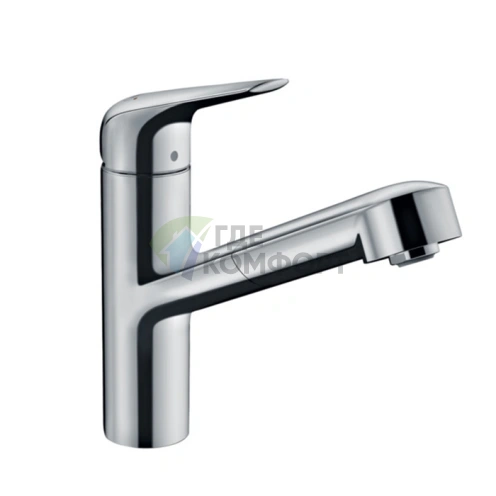 Кухонный смеситель Hansgrohe Focus M42 с выдвижным душем, хром (71829000) - фото 1