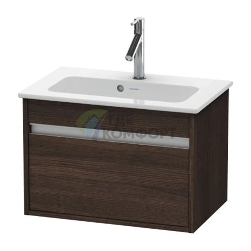 База под раковину Duravit Ketho 410x600x385 с выдвижным ящиком, цвет Каштан темный (KT642205353) - фото 1