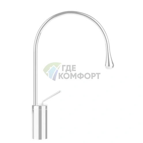 Gessi Goccia — высокий смеситель для раковины, белый (33806#279) - фото 1