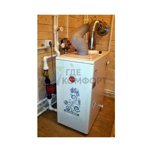 Дизельный двухконтурный напольный котел Kiturami STSO-30 (нерж. сталь) - фото 3