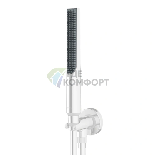 Комплект для душа BOSSINI APICE с держателем, Slim-душем и подводом воды (CE3004C.045) - фото 1