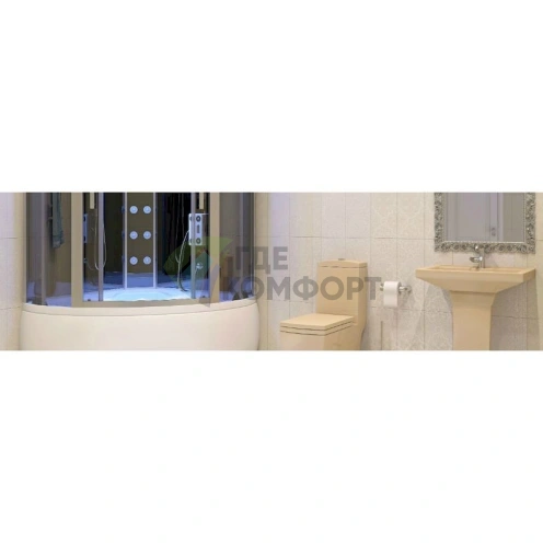 Унитаз-моноблок Arcus 050 Ivory: компактность и стиль для вашей ванной - фото 3