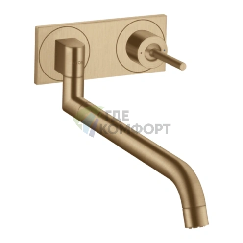 Смеситель для кухни AX Uno в цвете шлифованная бронза (38815140) - фото 1