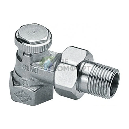 Клапан запорный Heimeier Regutec 1/2 (DN 15) угловой - фото 1