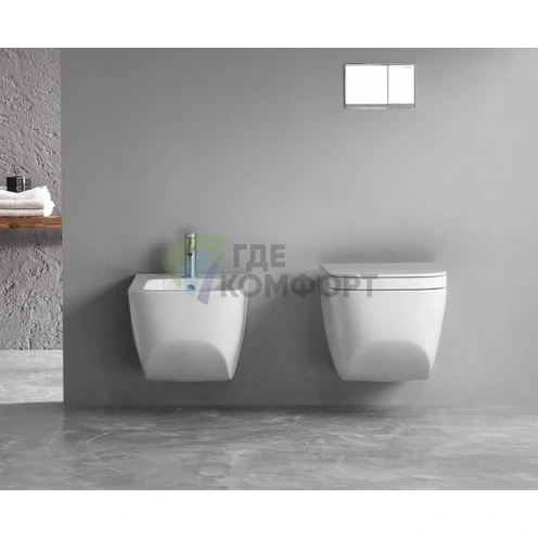 Подвесной унитаз Hatria Next Y1F1 с компактной инсталляцией - фото 9