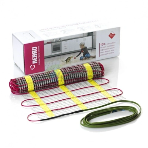 Теплый пол Rehau Solelec2 TM-ADH-NO 150 мат двужильный 0.5х14 м 7м2 1050 Вт - фото 1
