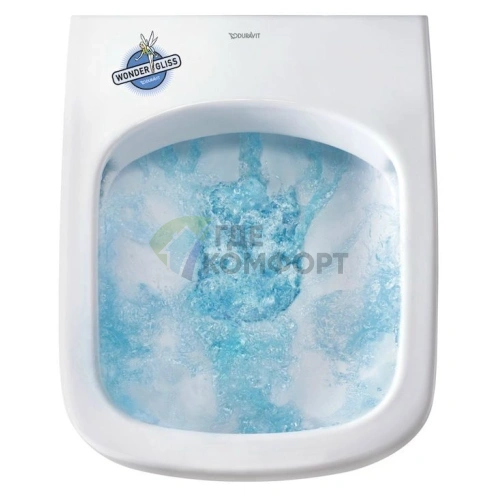 Подвесной унитаз Duravit DuraStyle с антигрязевым покрытием (25420900001) - фото 4