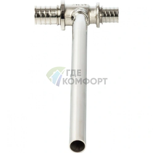 Stout Трубка для подкл-я радиатора-Т-образная 20/15/25 для труб из сшитого полиэтилена аксиальный - фото 9