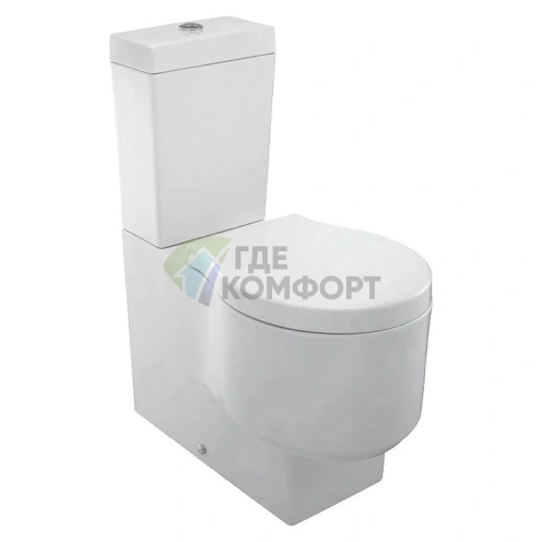 Унитаз-компакт прямоугольный Jacob Delafon Formilia Viragio 4449K - фото 1